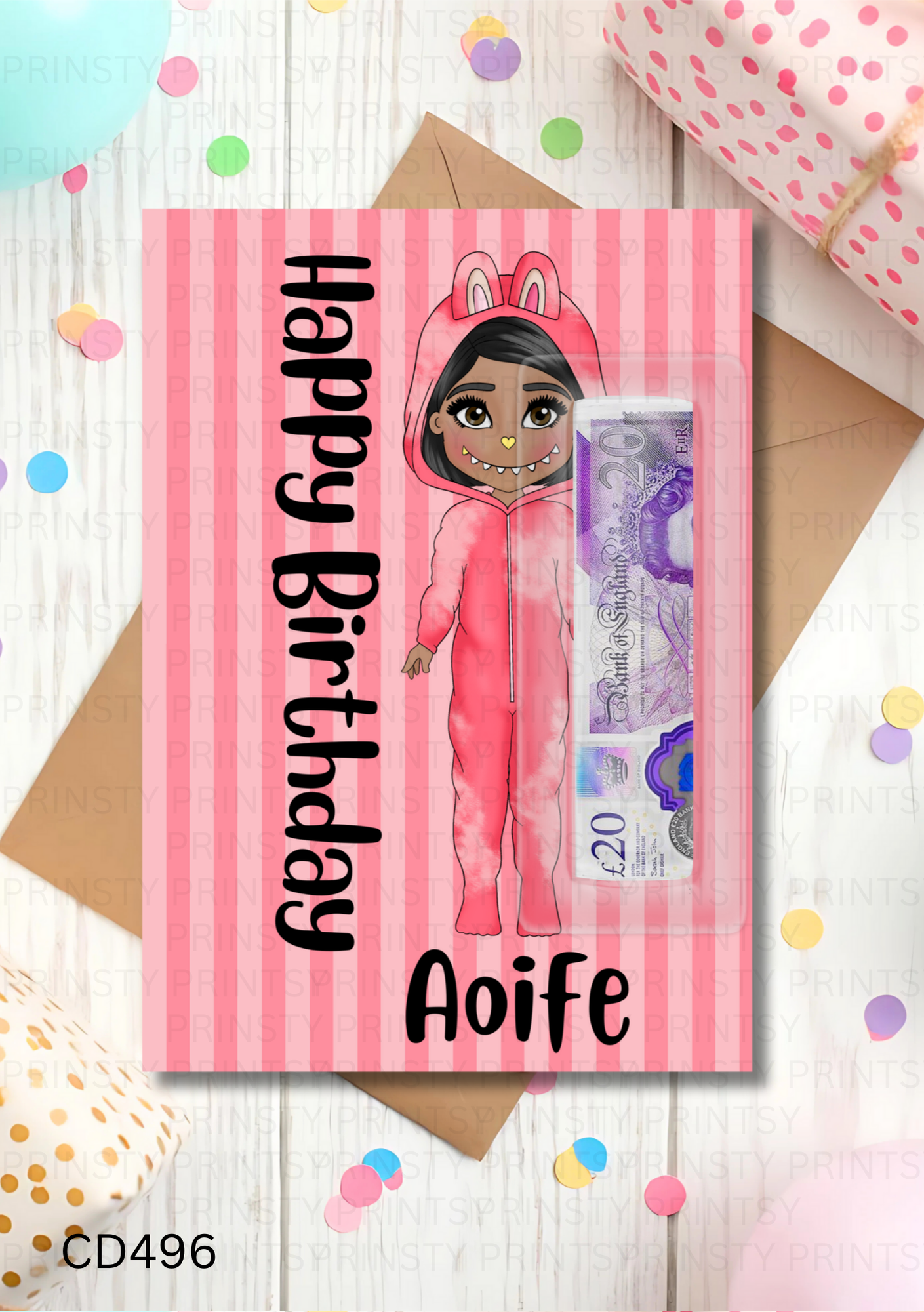 Mini Magic Monster Dolly Money Card