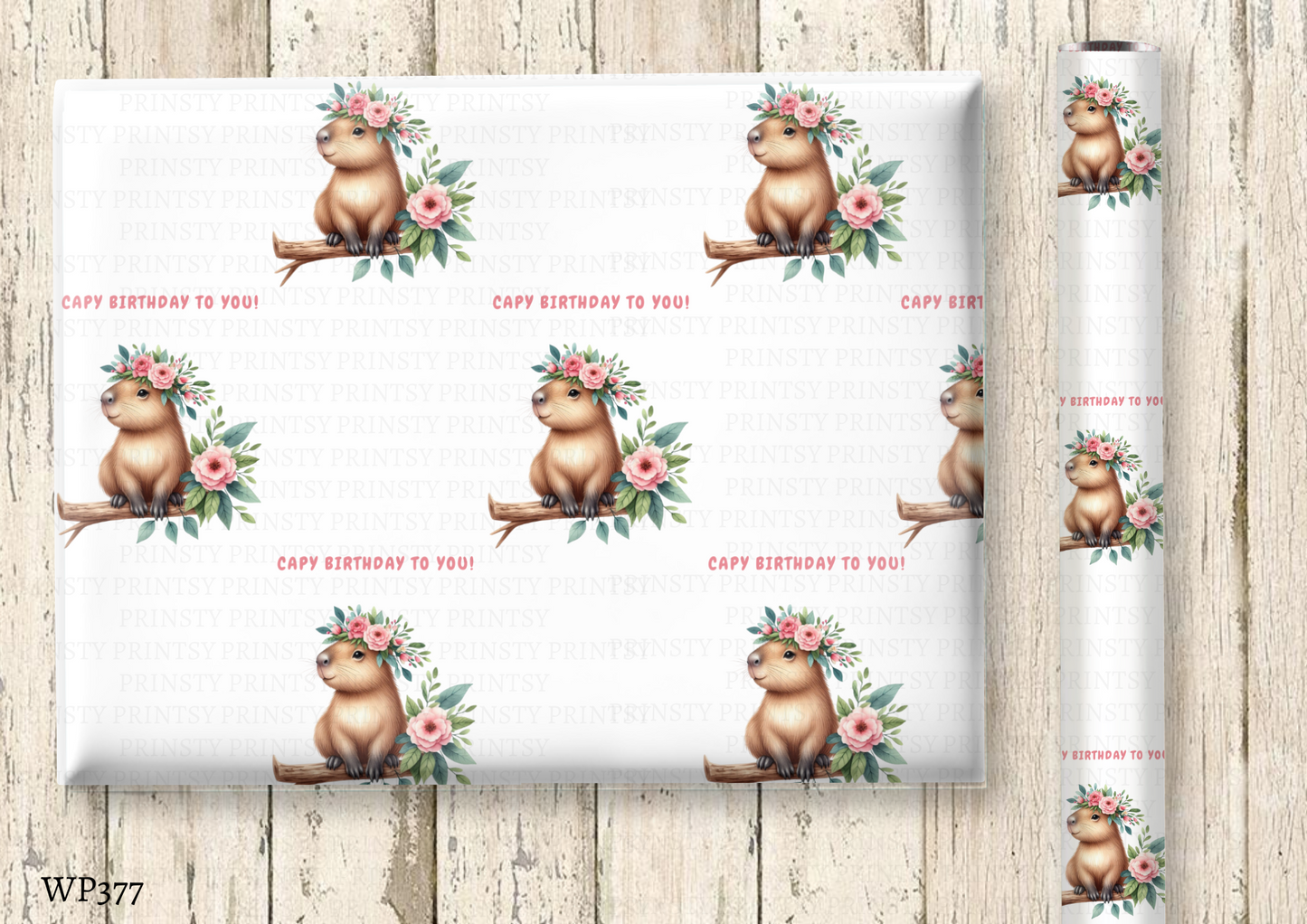 Capybara Wrapping Paper