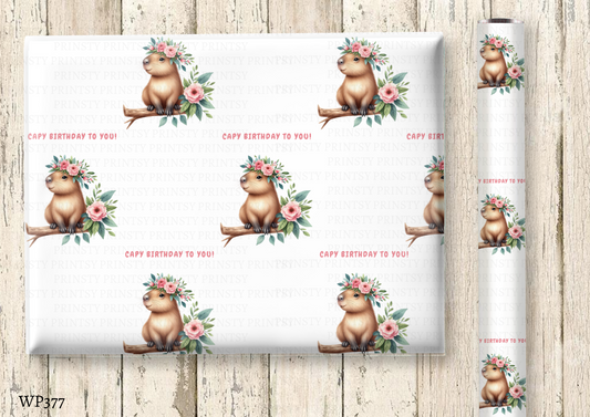 Capybara Wrapping Paper