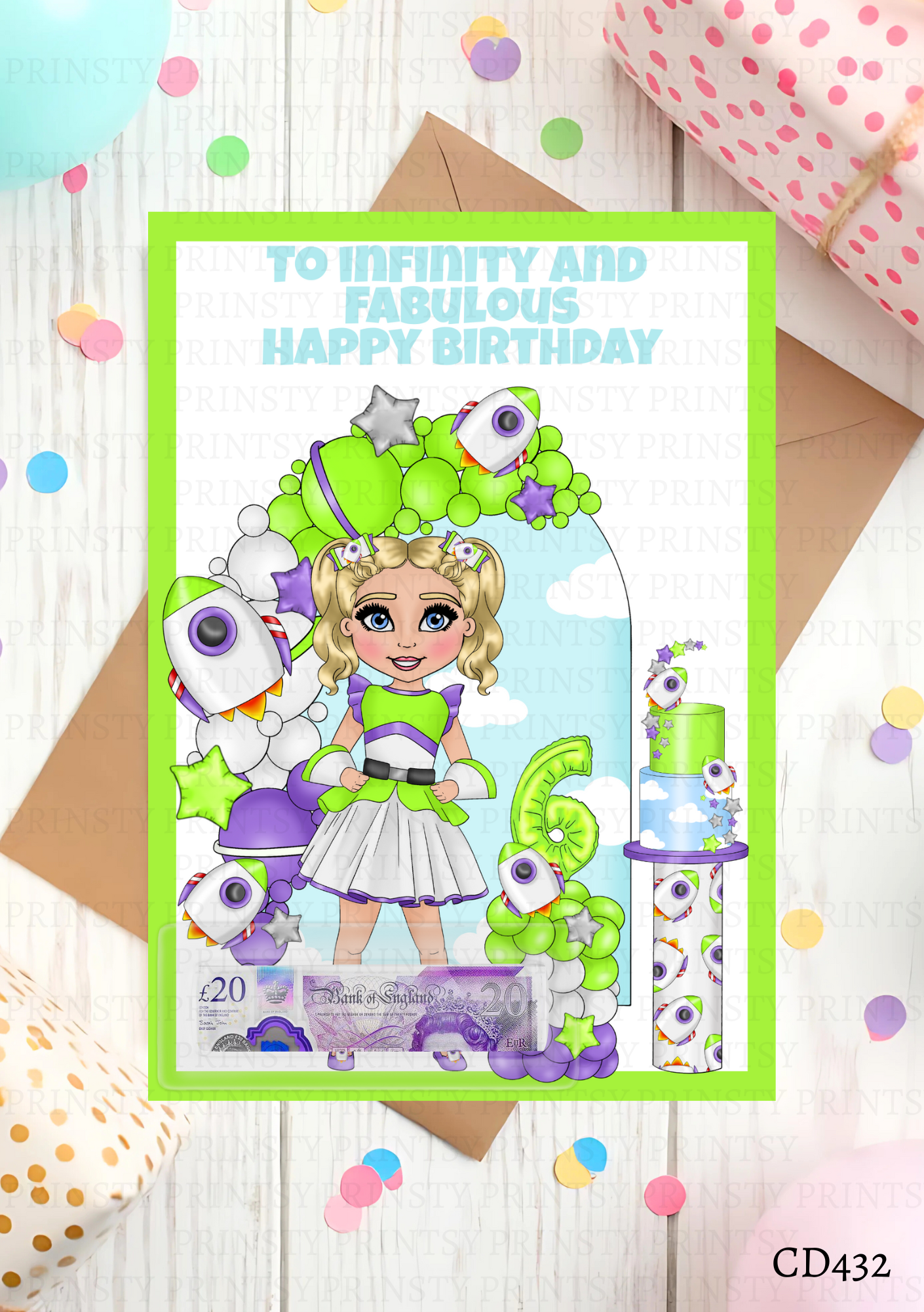 Toy Land Dolly Money Card