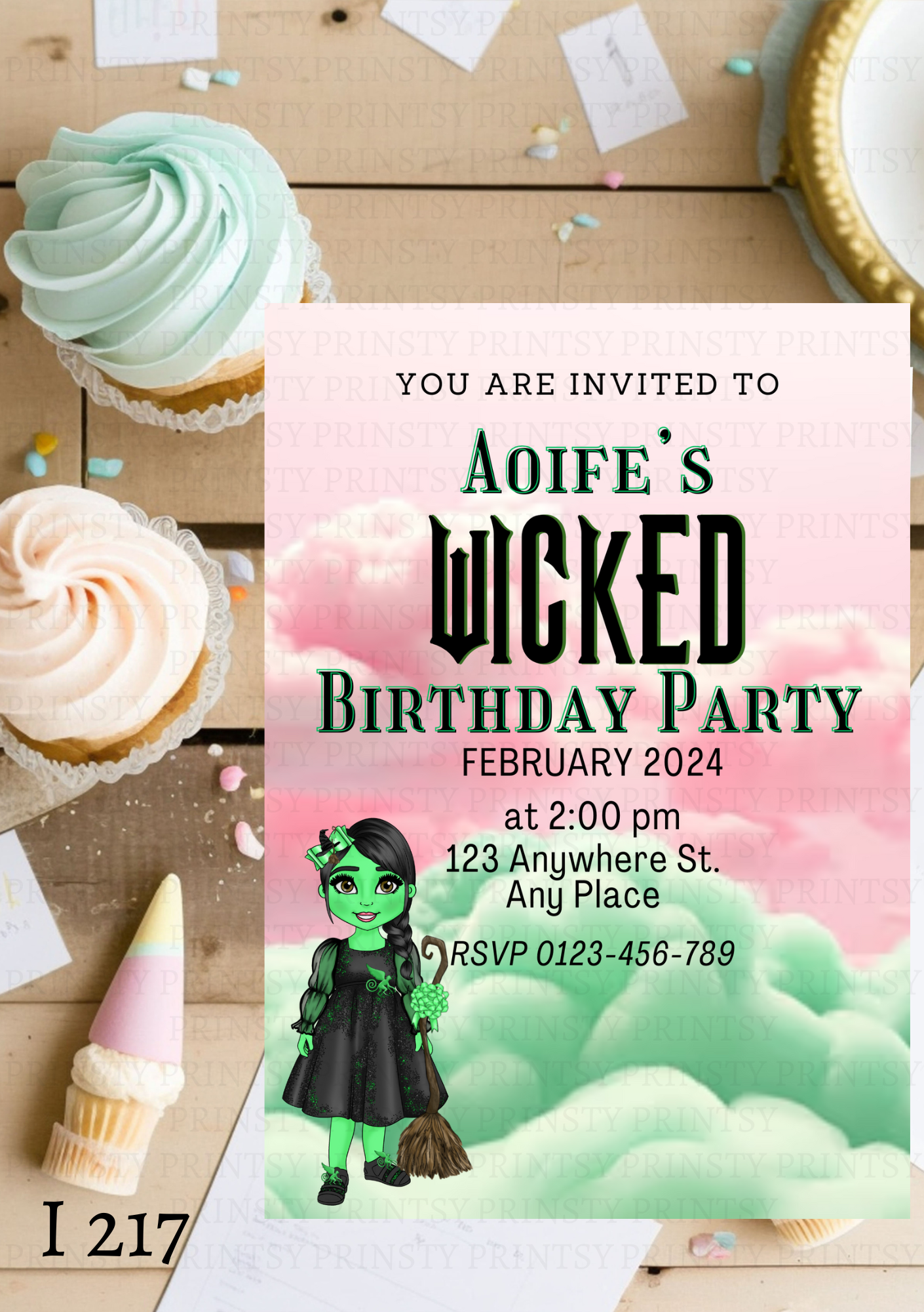 Wicked Birthday Invite