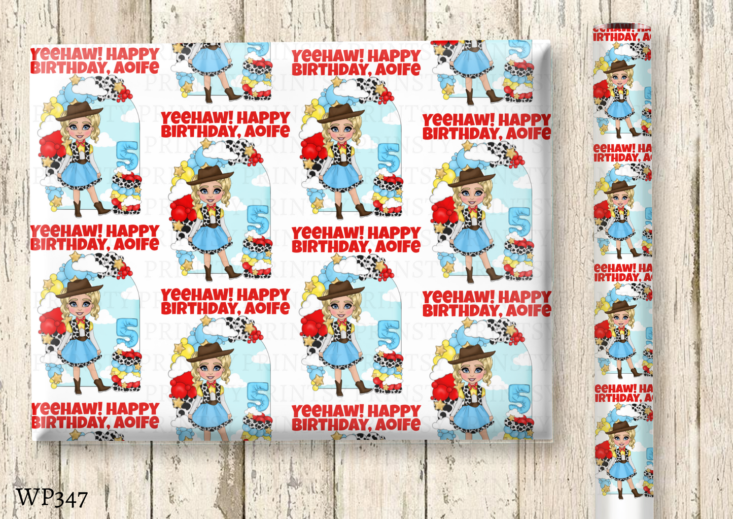 Toy Land Dolly Wrapping Paper
