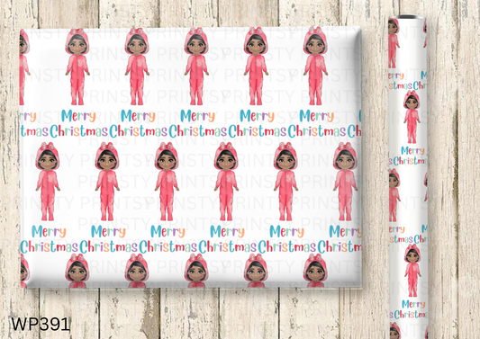 Mini Magic Monsters Dolly Wrapping Paper