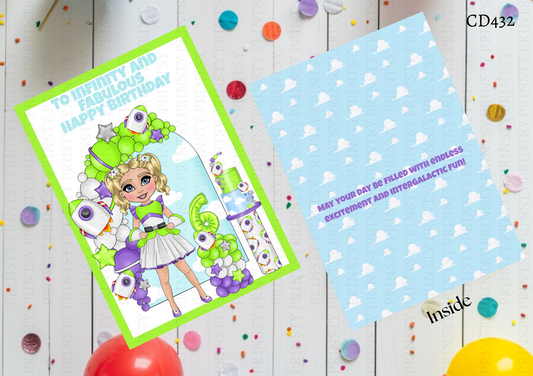 Toy Land Dolly Celebration Card