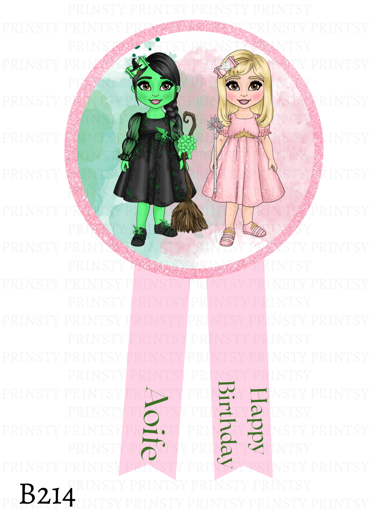 Wicked Dolly Birthday Badge