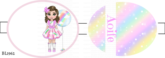 Rainbow Dolly Bow Loop