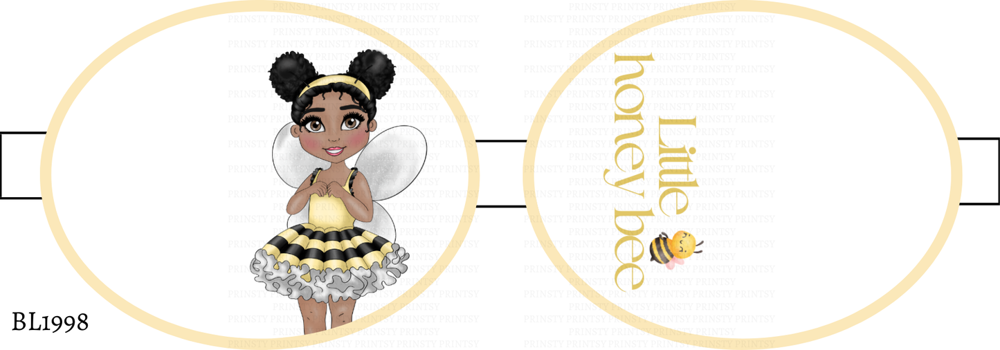 Little Honey Bee Dolly Bow Loop