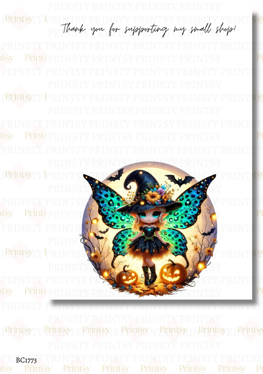 Halloween Fairy Bow Card