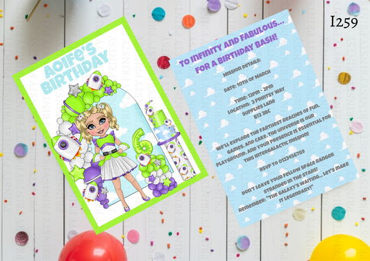 Toy Land Dolly Invite