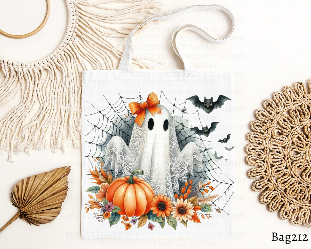 Autumn Lace Ghost Tote Bag