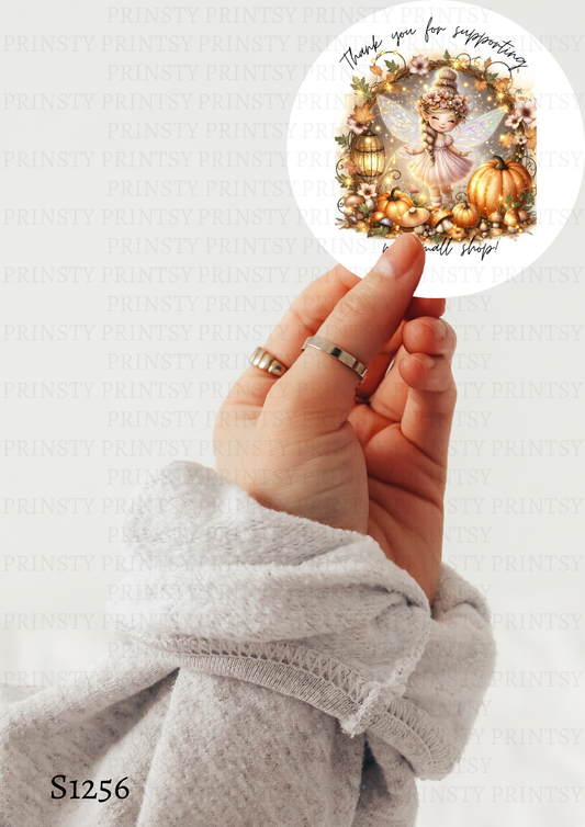 Cute Autumn Fairy Sticker Sheet