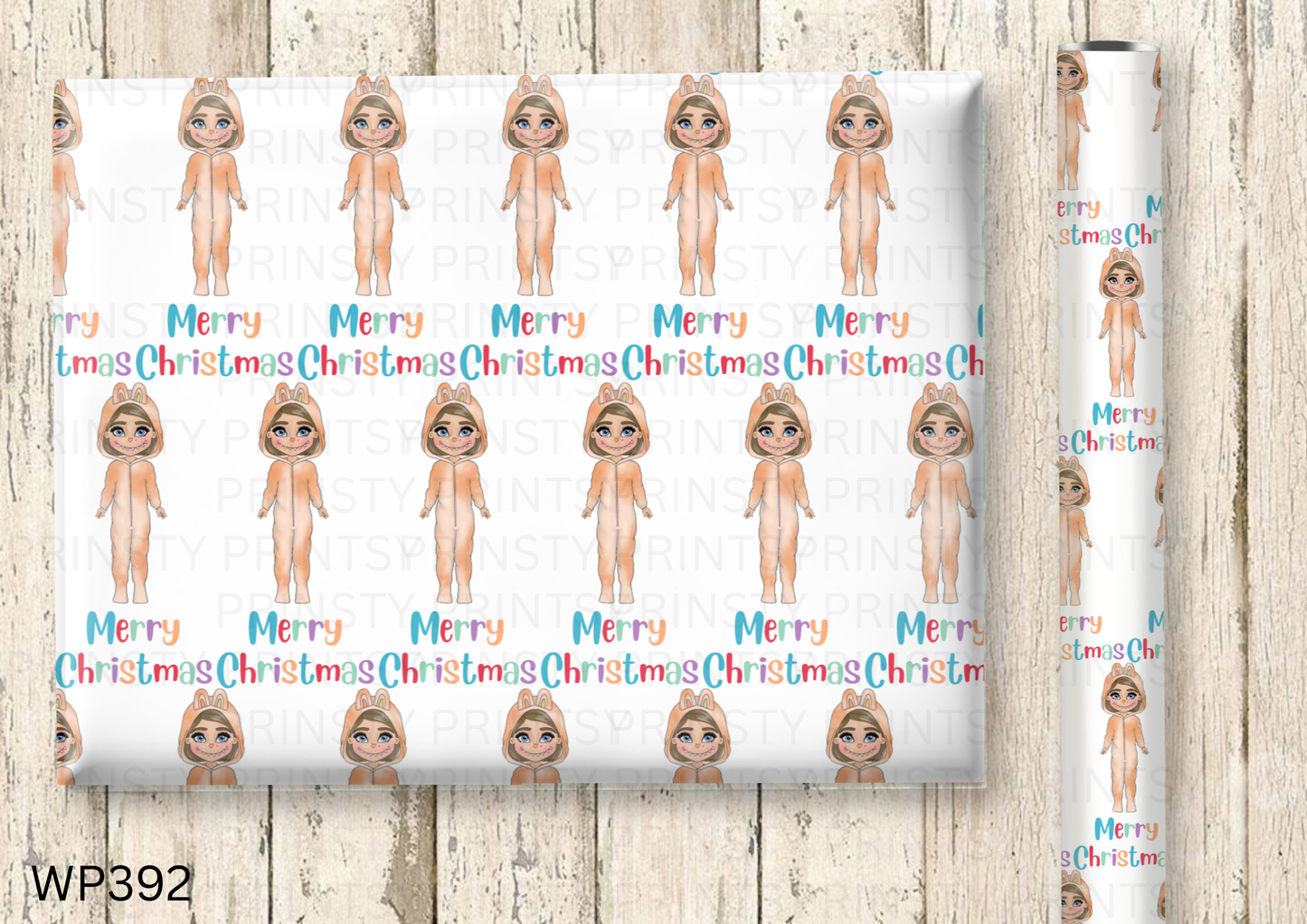 Mini Magic Monsters Dolly Wrapping Paper