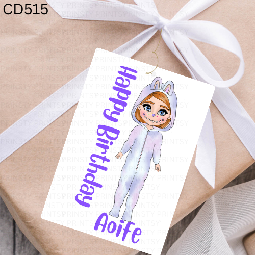 Mini Magic Monster Dolly Gift Label