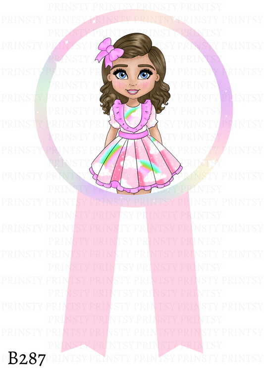 Rainbow Dolly Badge