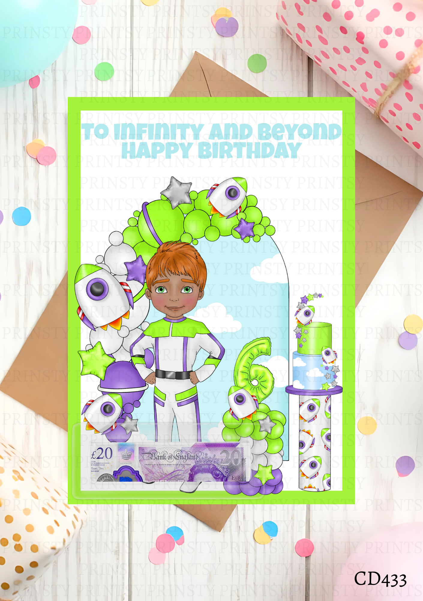 Toy Land Dude Money Card