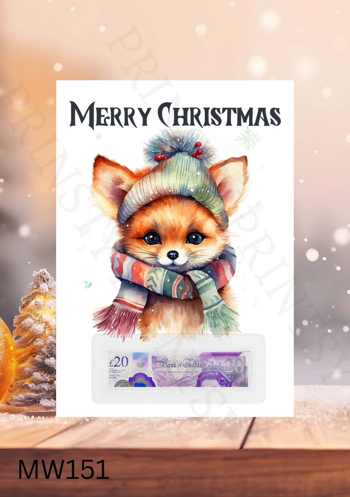 Christmas Money Card