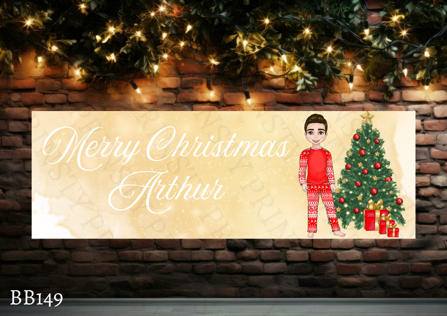 Family Christmas Banner