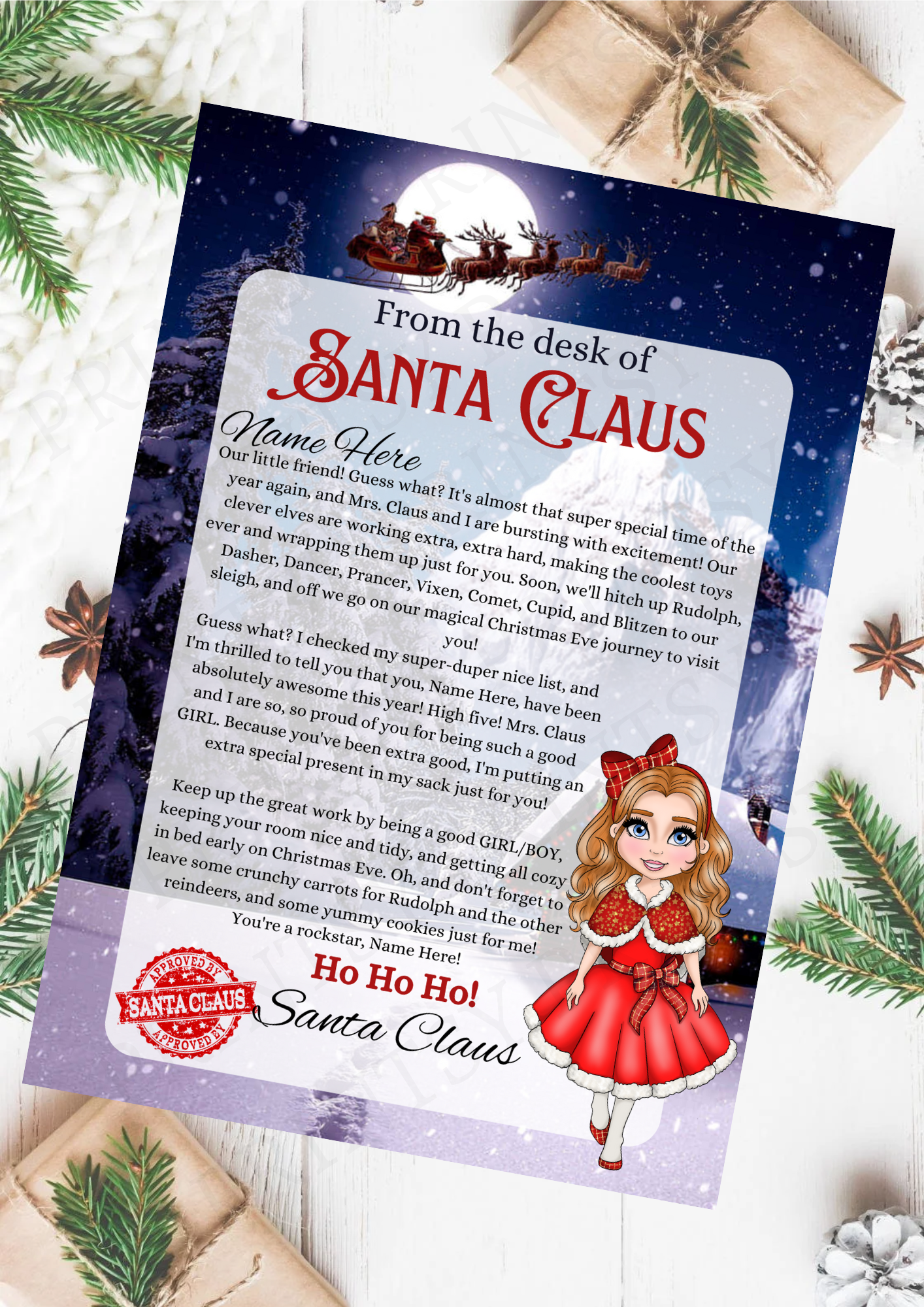 From Santa Claus Letter