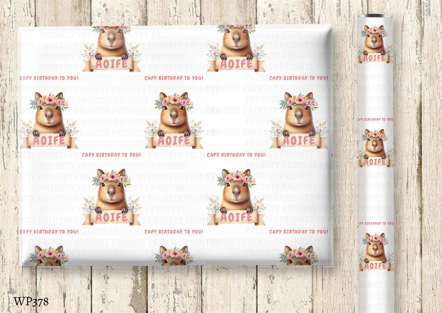 Capybara Wrapping Paper