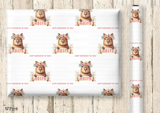 Capybara Wrapping Paper
