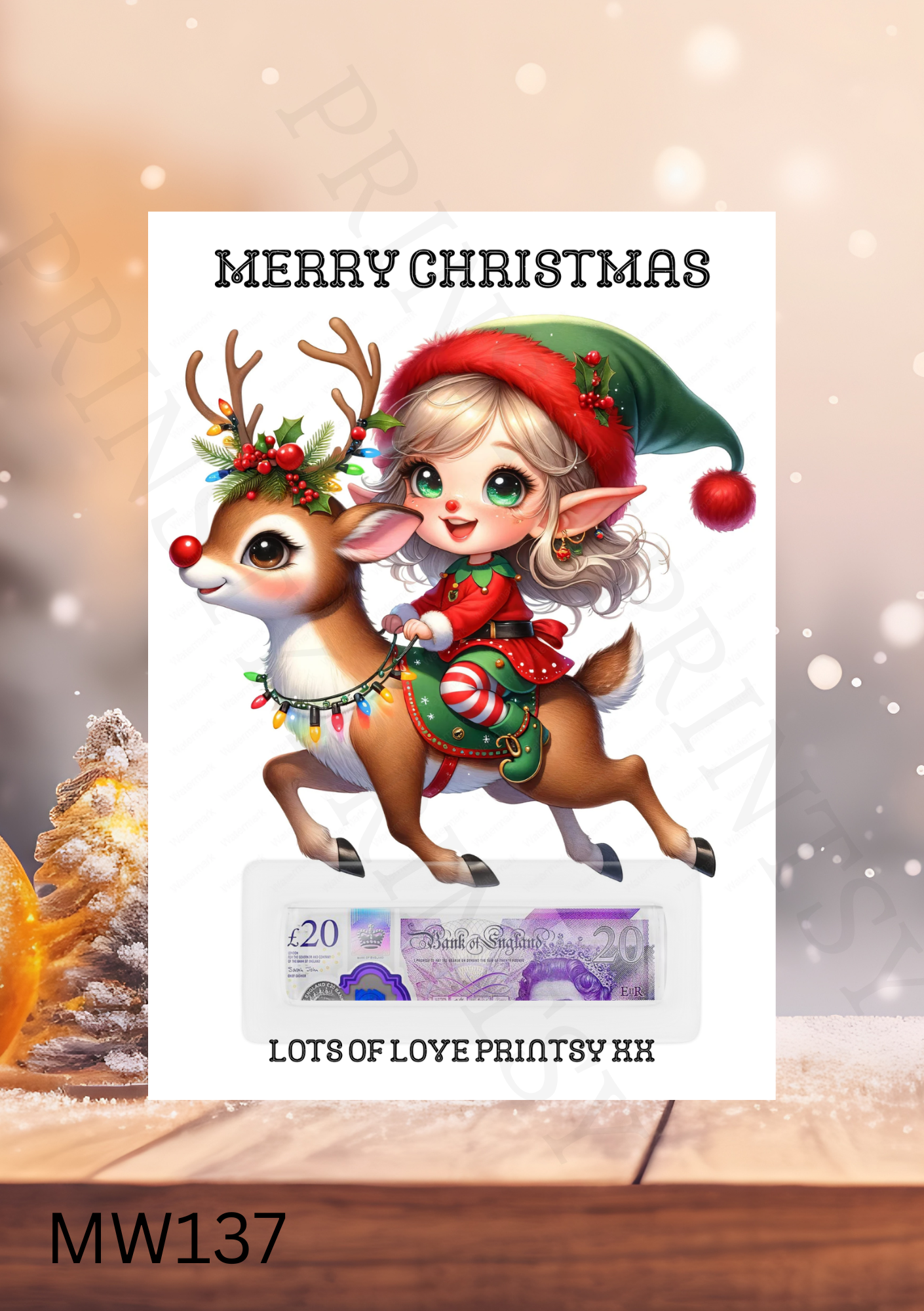 Christmas Money Card