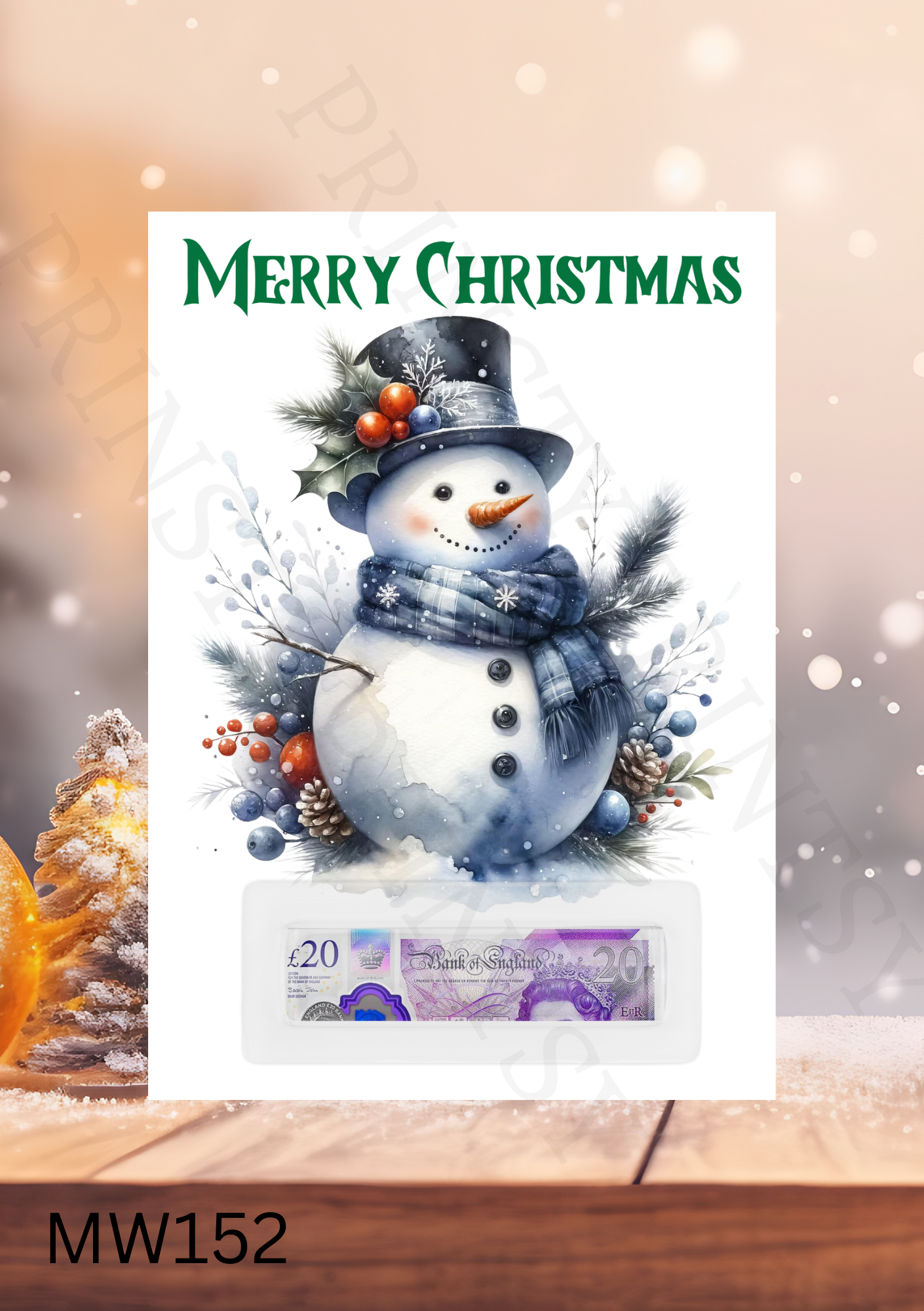 Christmas Money Card