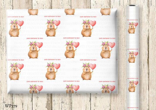 Capybara Wrapping Paper