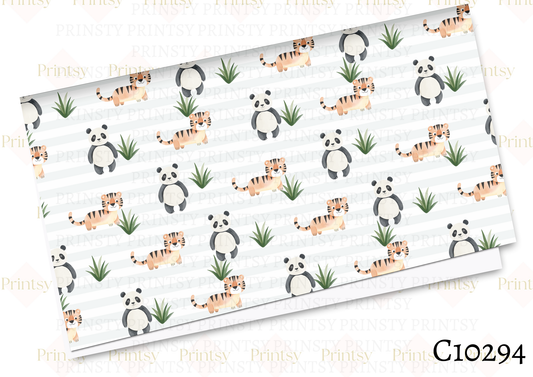 Tiger and Panda Canvas