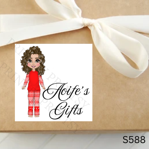 Christmas Dolly Sticker Sheet