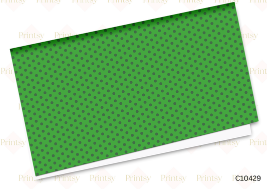 Green Spots Canvas