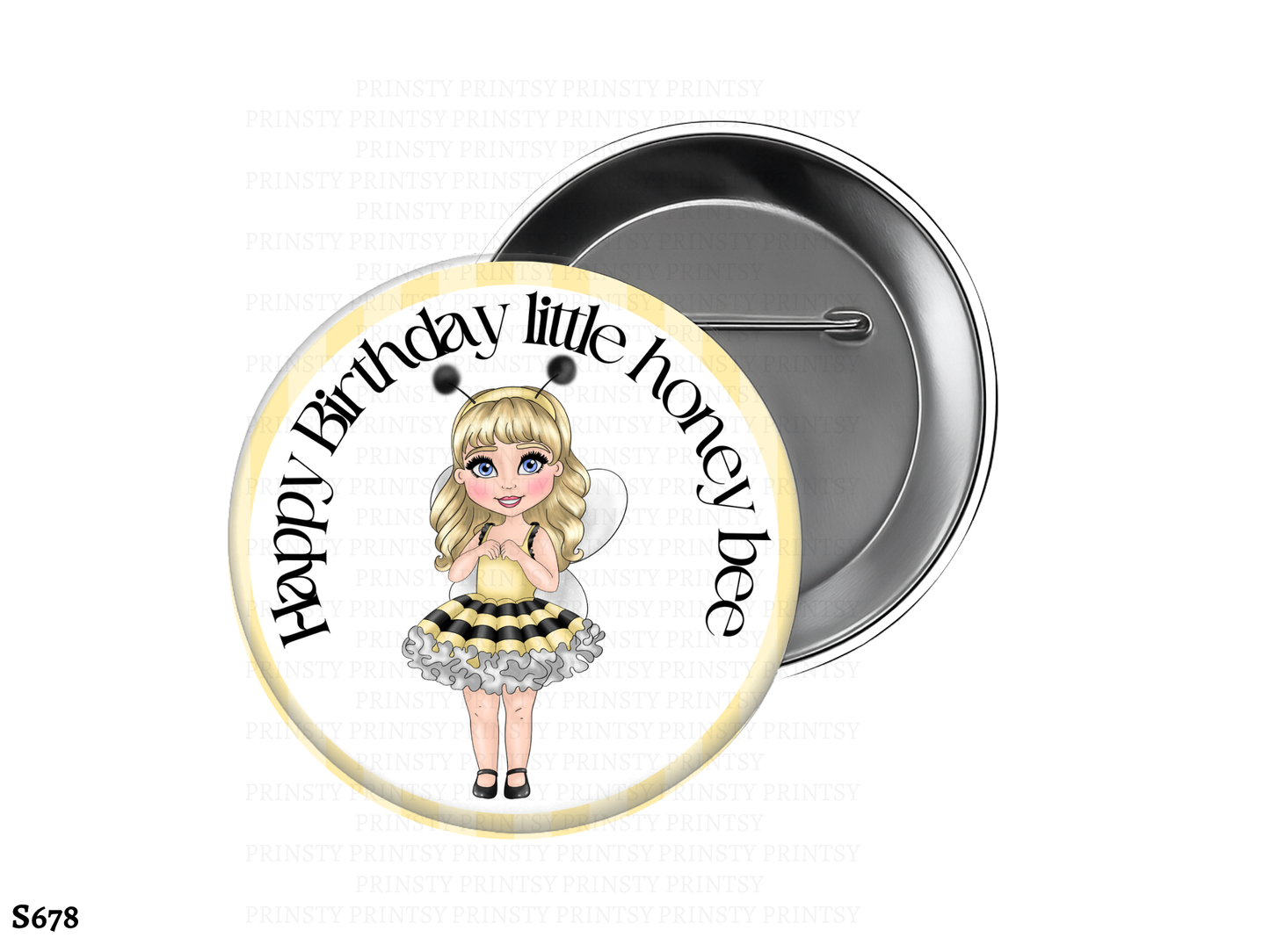Little Honey Bee Dolly BowBitz/Badges