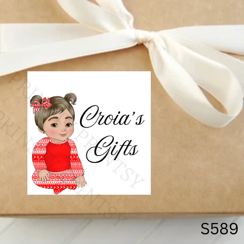 Christmas Dolly Sticker Sheet