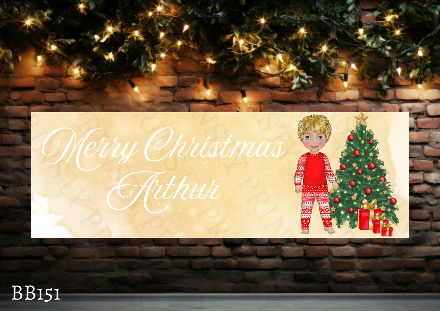 Family Christmas Banner