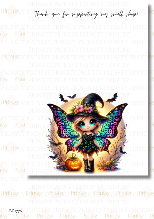 Halloween Fairy Bow Card