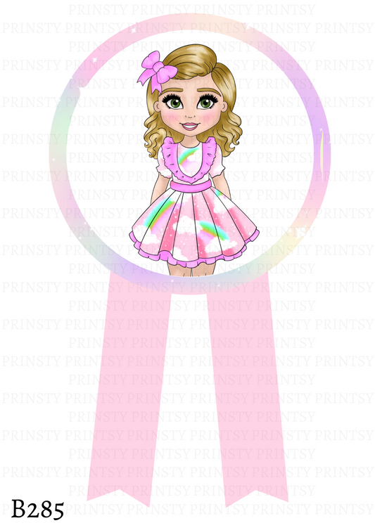 Rainbow Dolly Badge