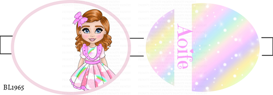 Rainbow Dolly Bow Loop