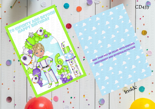 Toy Land Dude Celebration Card