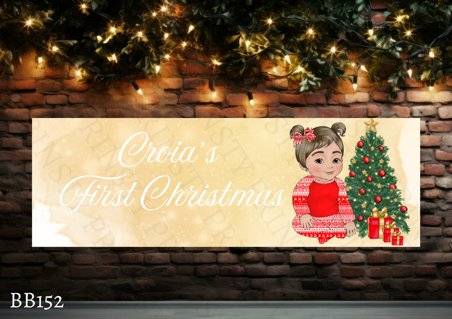 Family Christmas Banner