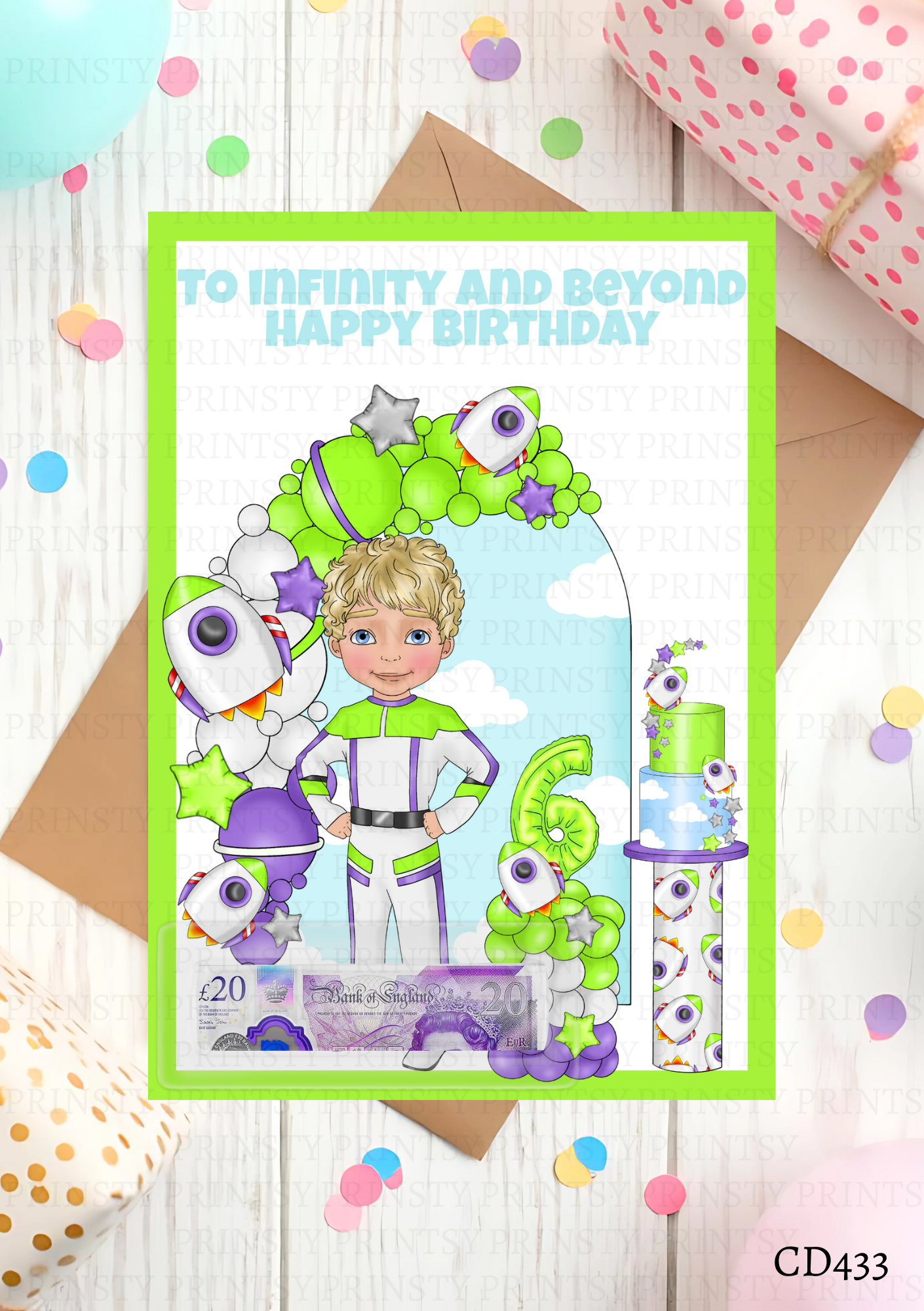 Toy Land Dude Money Card