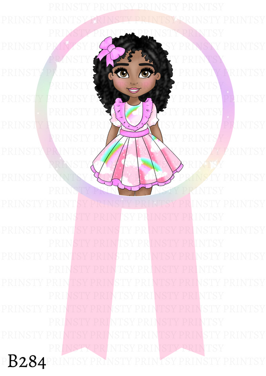 Rainbow Dolly Badge