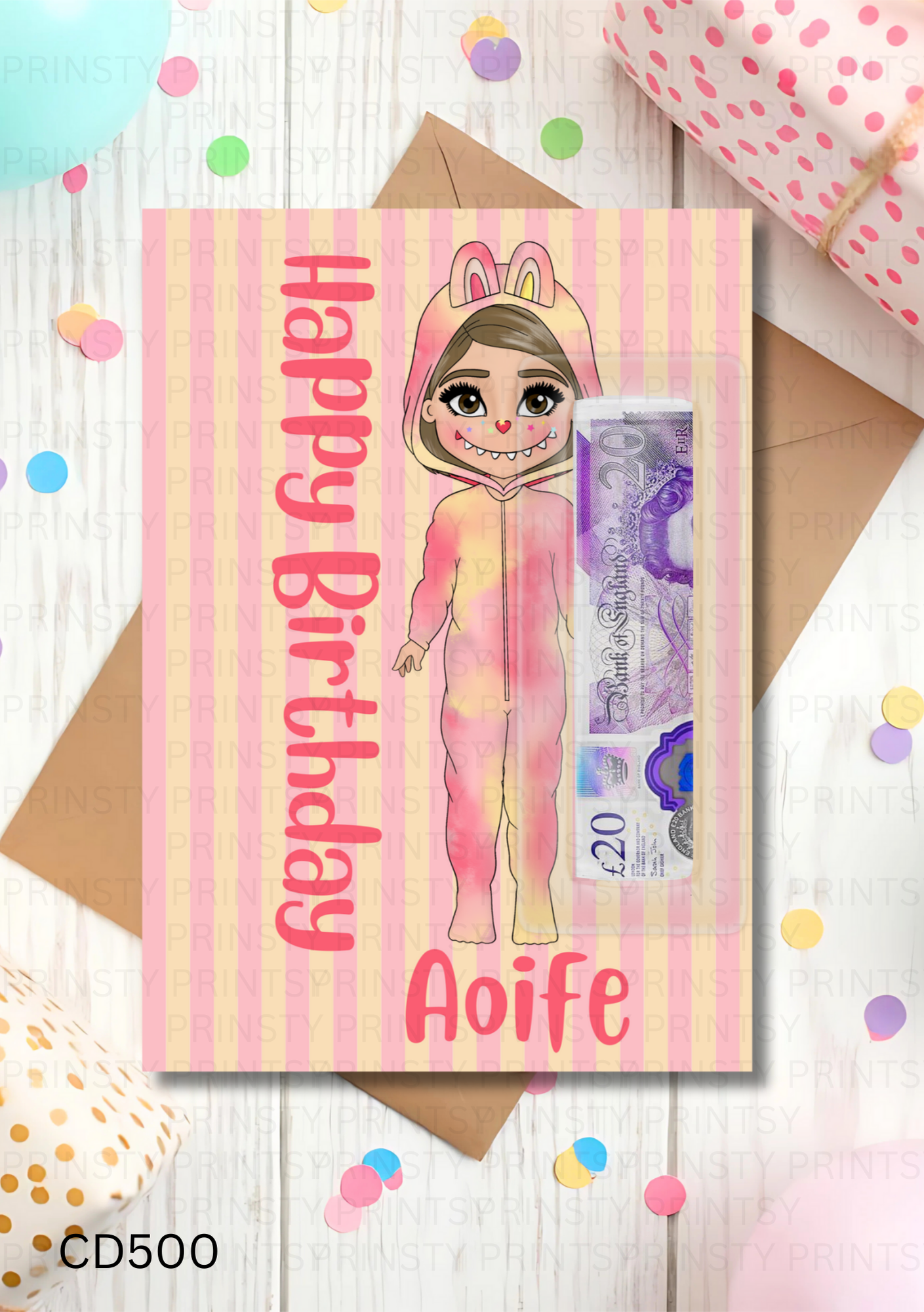 Mini Magic Monster Dolly Money Card