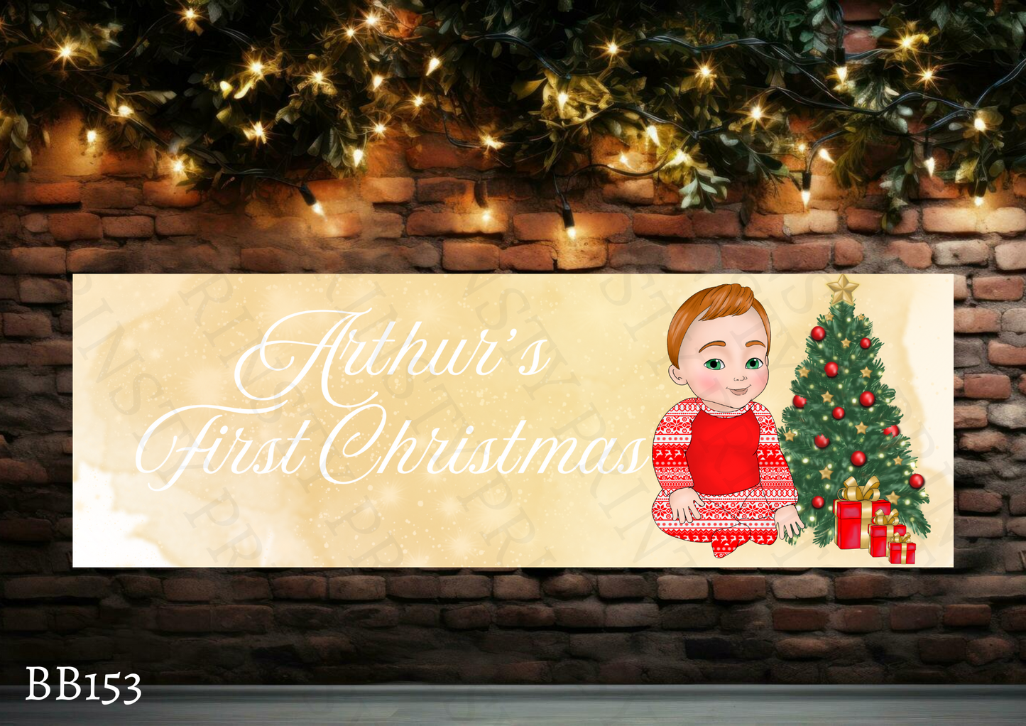 Family Christmas Banner