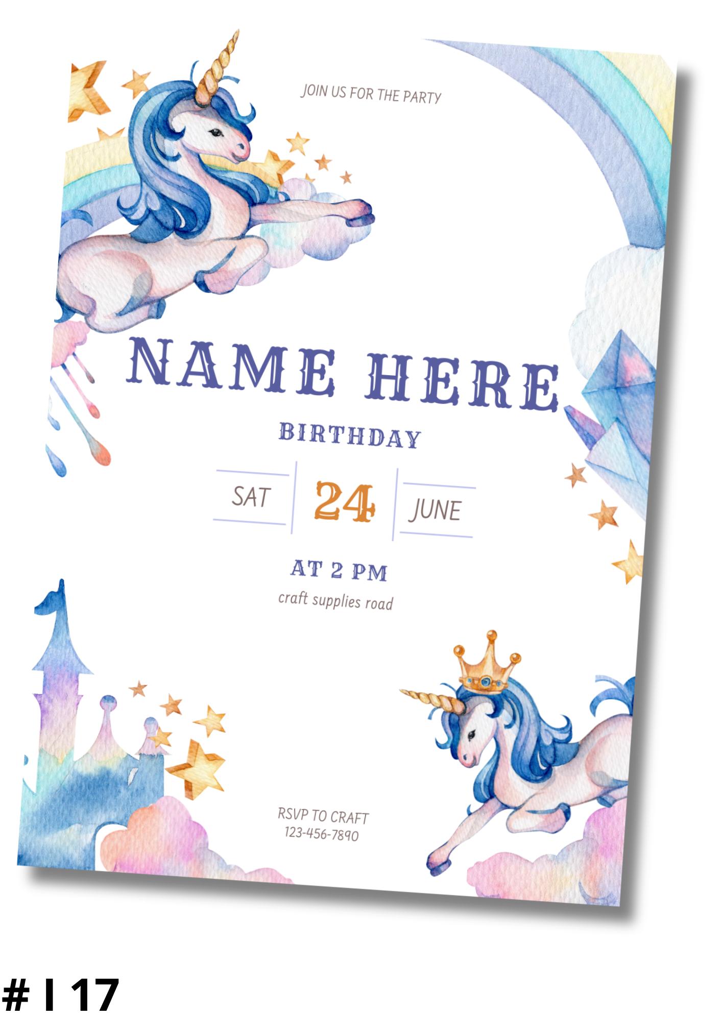 Unicorn Invite