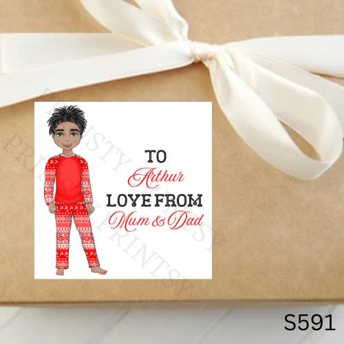 Christmas Dolly Sticker Sheet