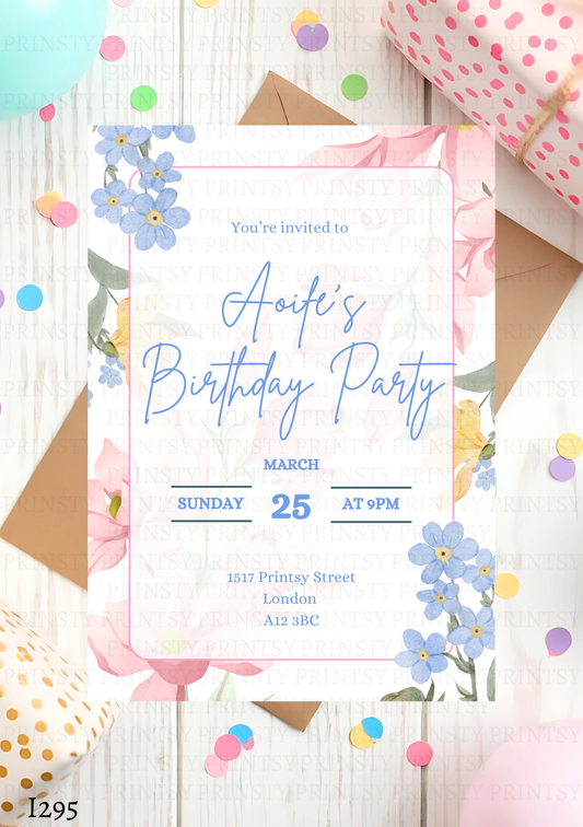 Birthday Party Invite