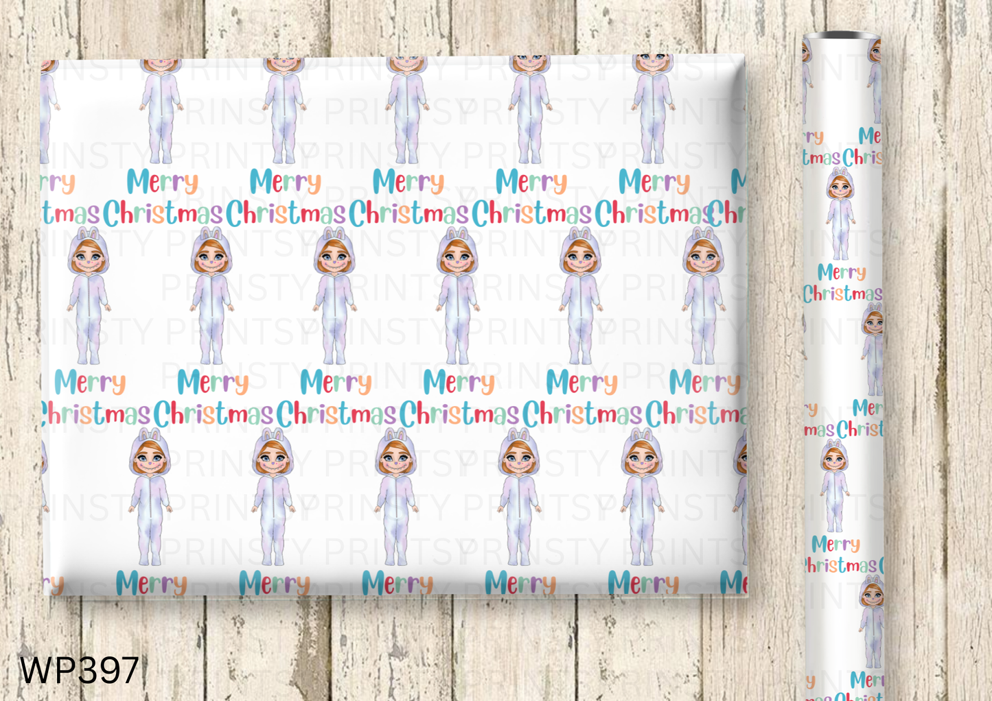 Mini Magic Monsters Dolly Wrapping Paper