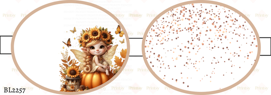 Sunflower Autumn Fairy Bow Loop