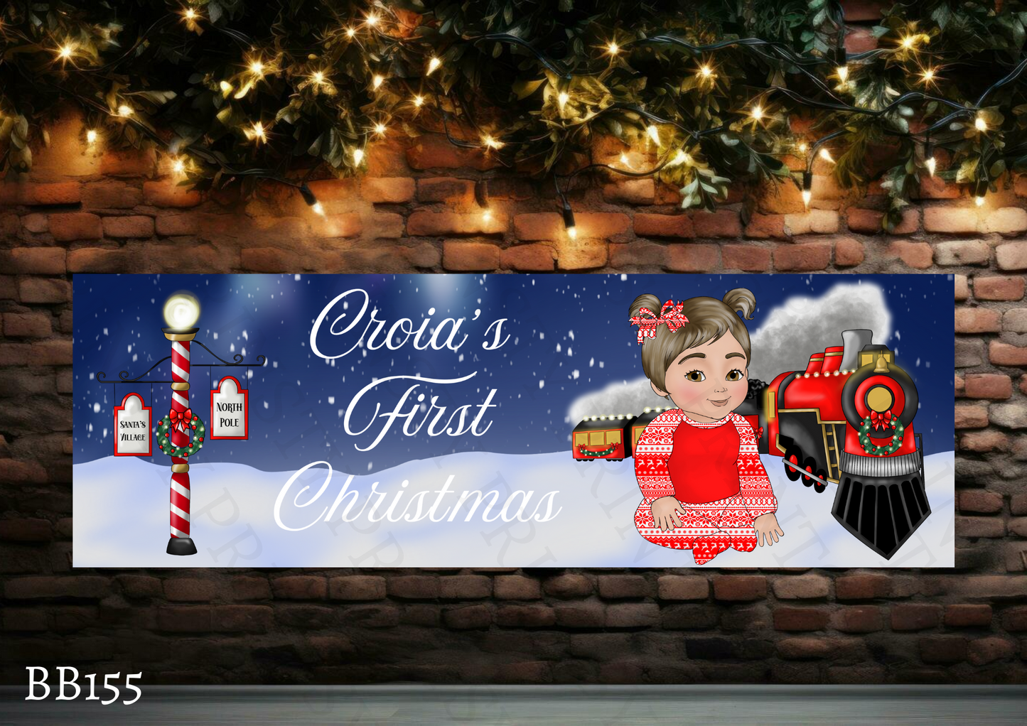 Family Christmas Banner