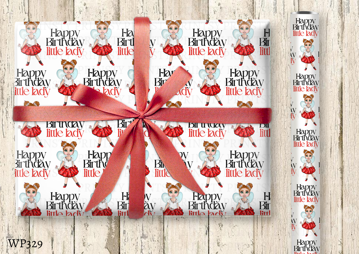 Little Ladybird Dolly Wrapping Paper