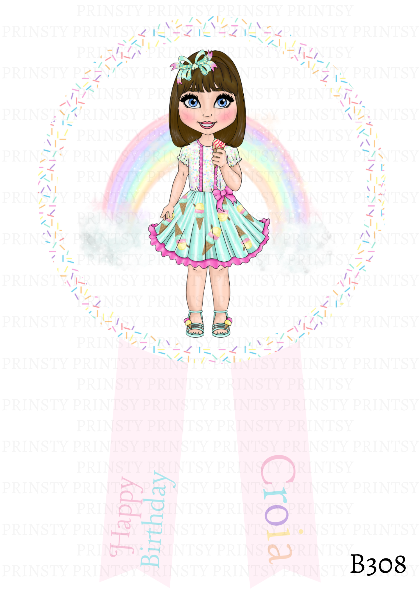 Ice Cream Dolly Badge